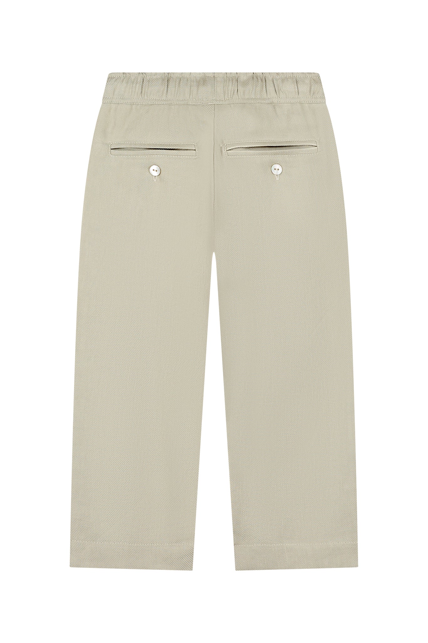 James' trousers khaki