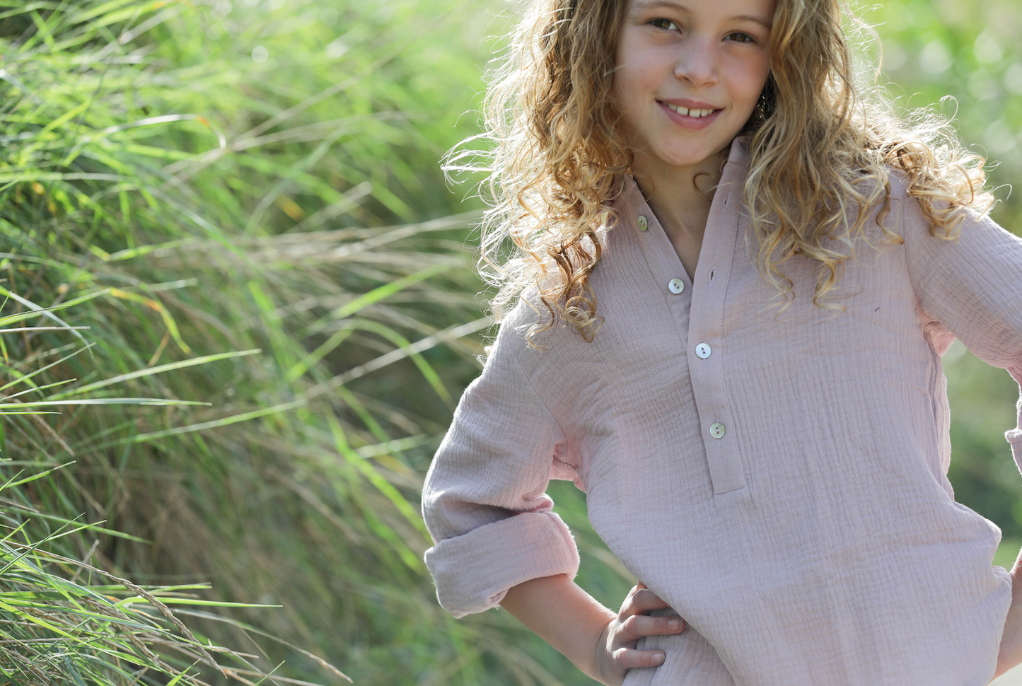 Lisbon shirt dusty pink