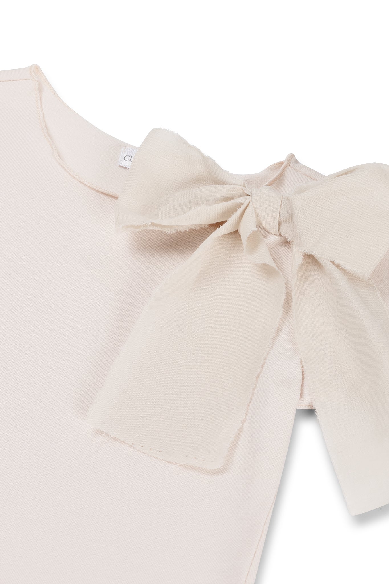 Tremezzo top light pink bow ss