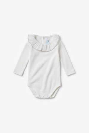 Baby bodysuit silver babylock collar