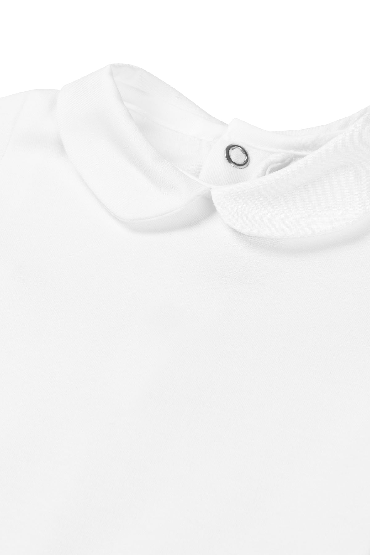 Baby bodysuit Peter Pan collar short sleeve
