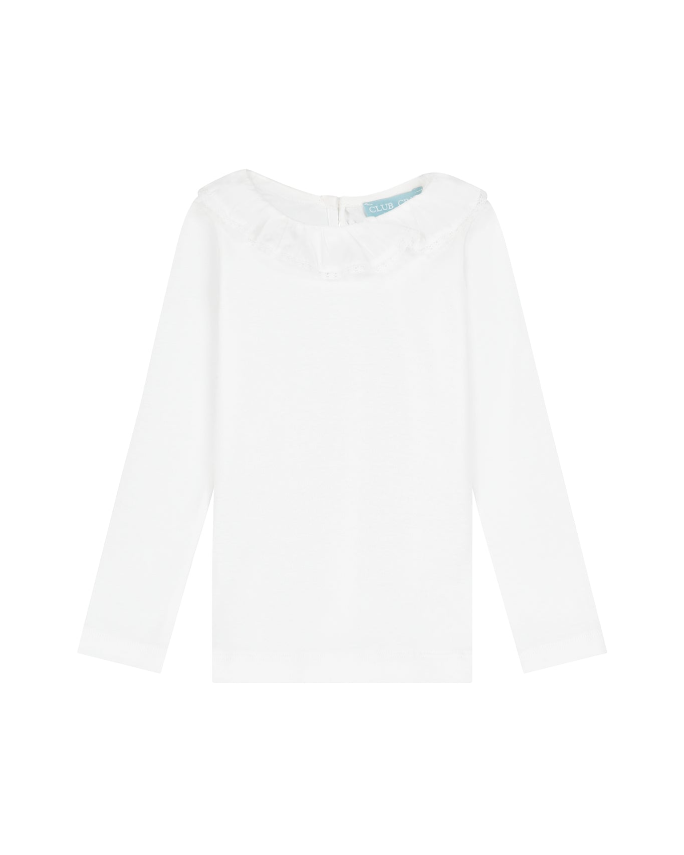 Hampton top white Pierrot lace collar