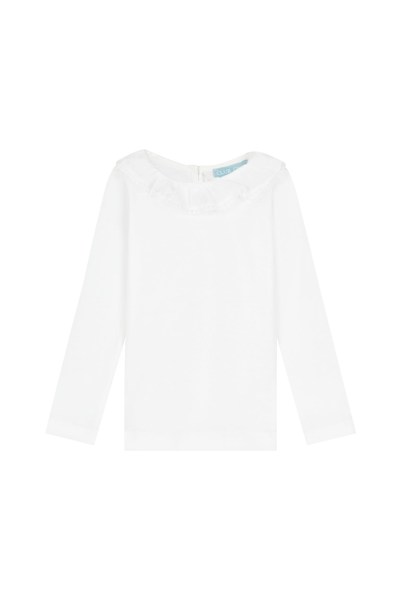 Hampton top white Pierrot lace collar