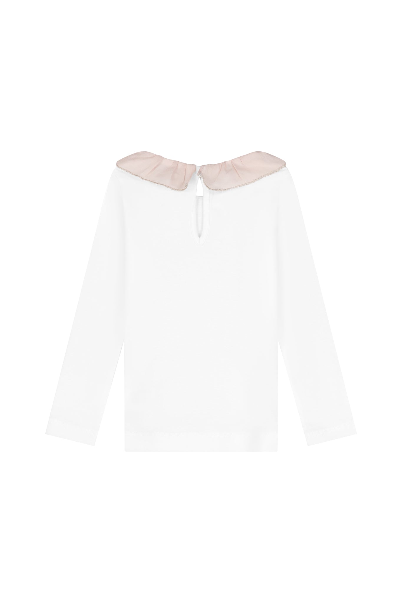 Hampton top pink Pierrot collar
