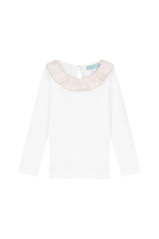 Hampton top Pierrot collar