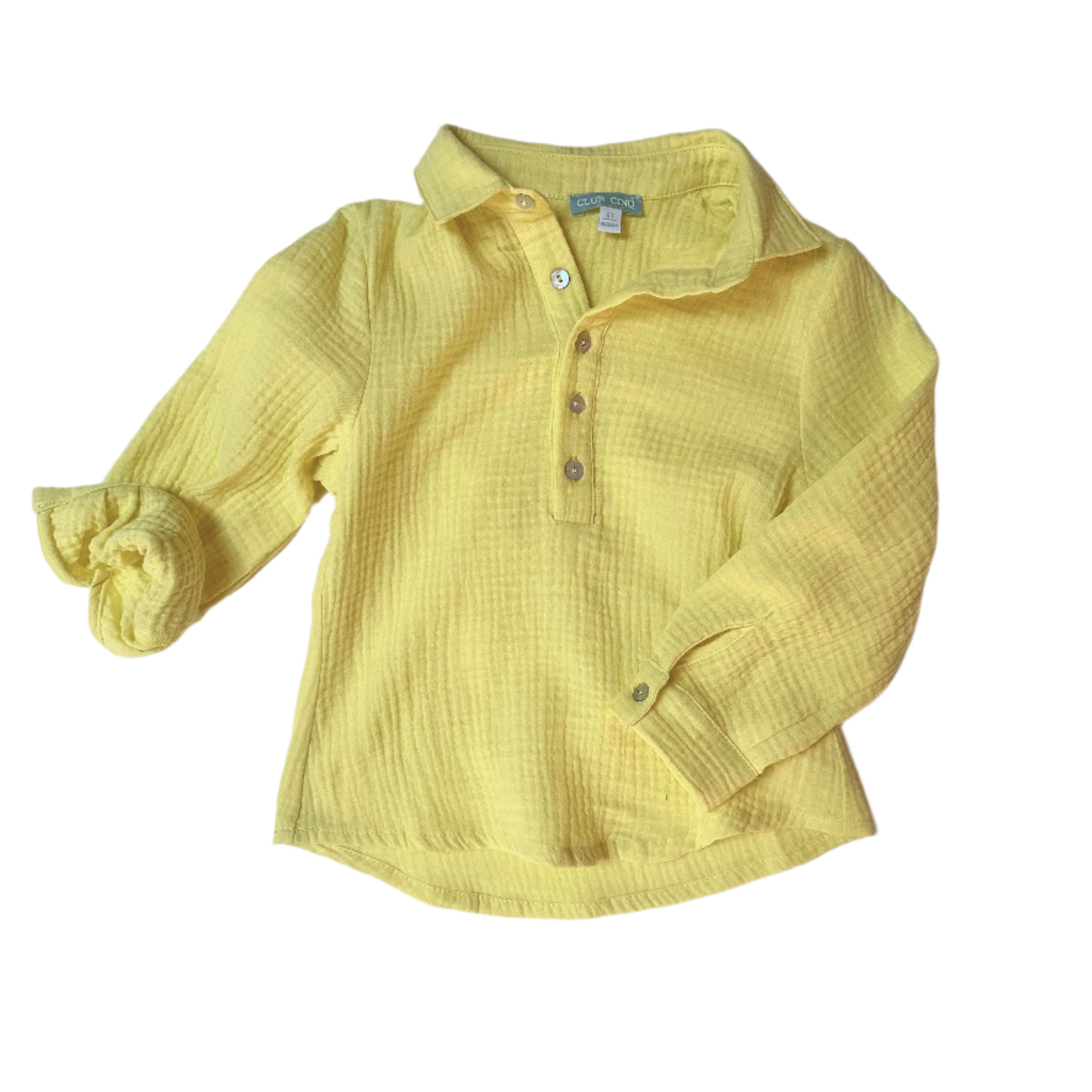 Lisbon shirt soft lemon