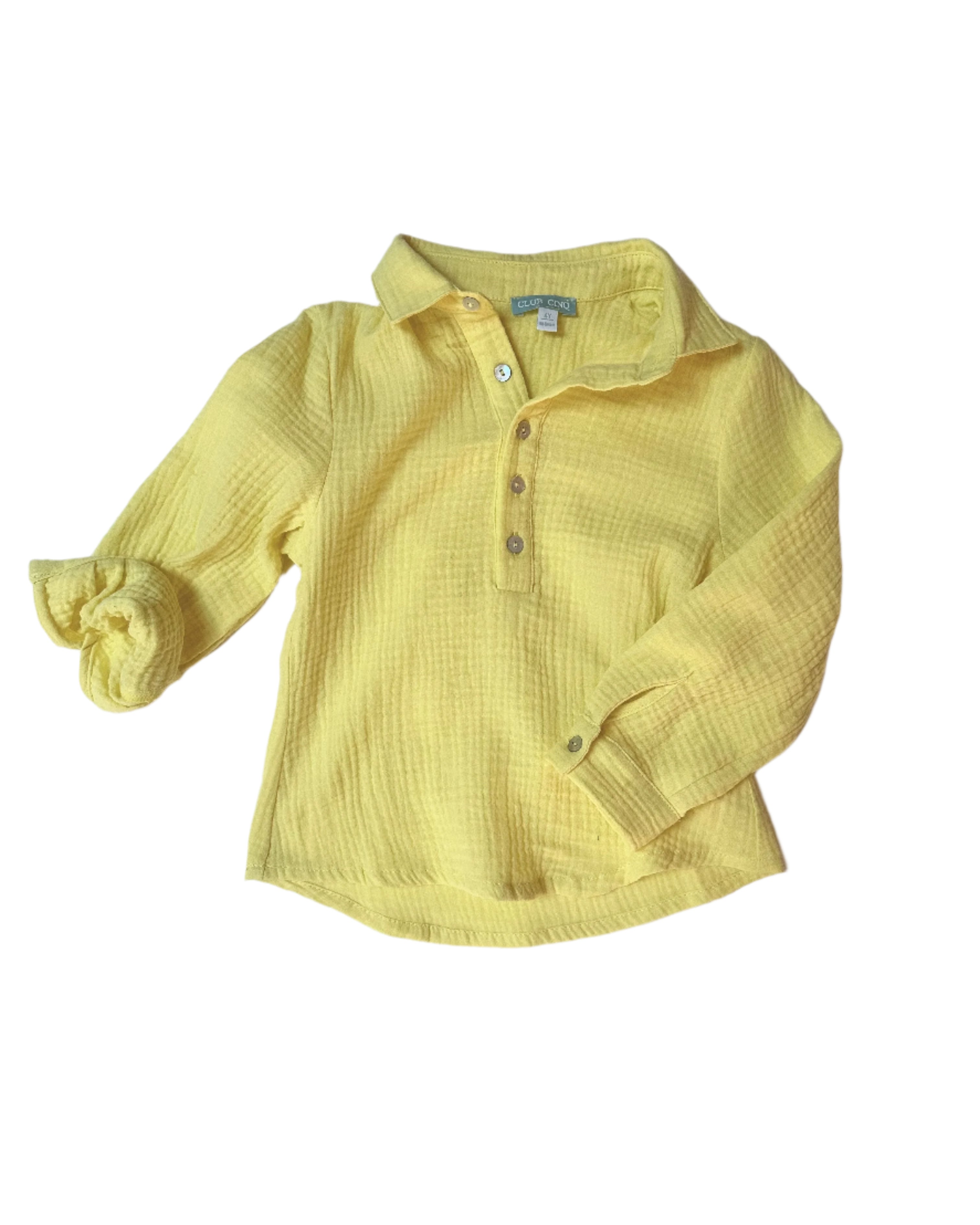 Lisbon shirt soft lemon