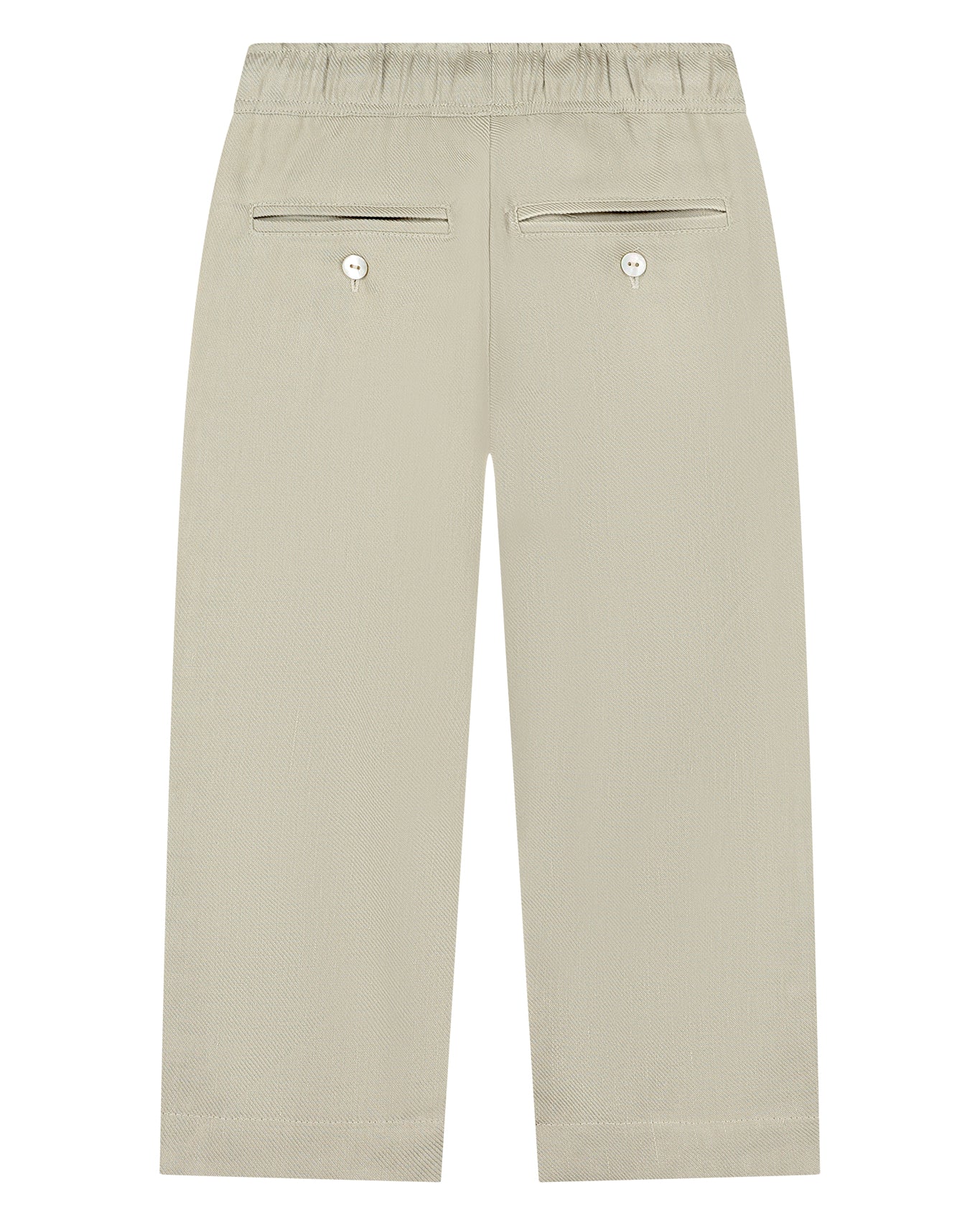 James' trousers khaki