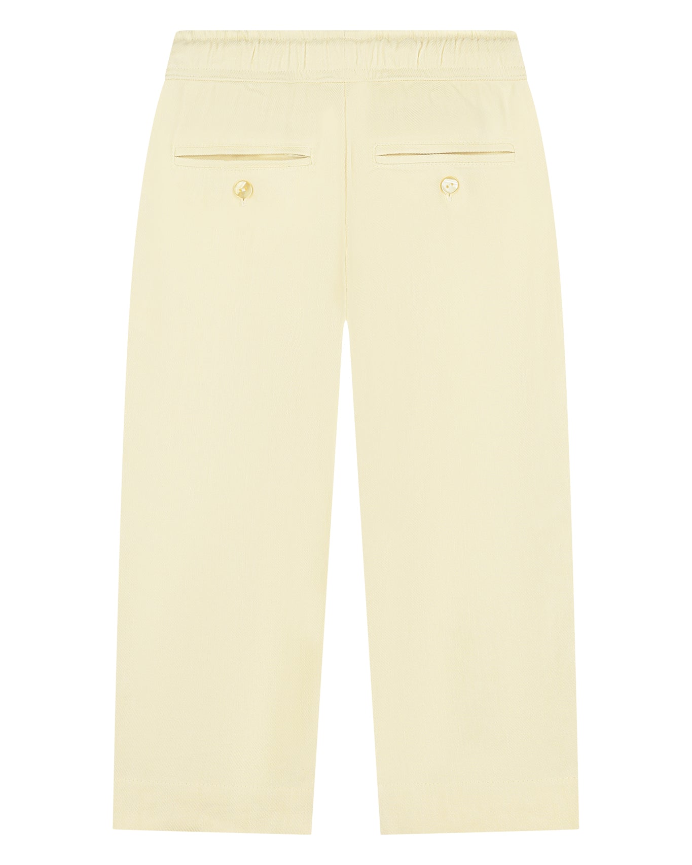 James' trousers butter yellow