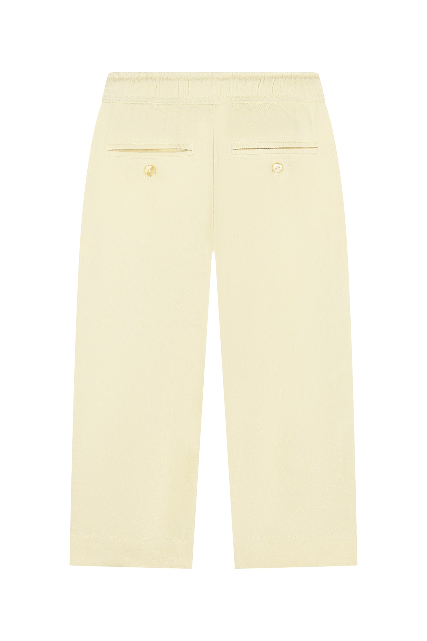 James' trousers butter yellow