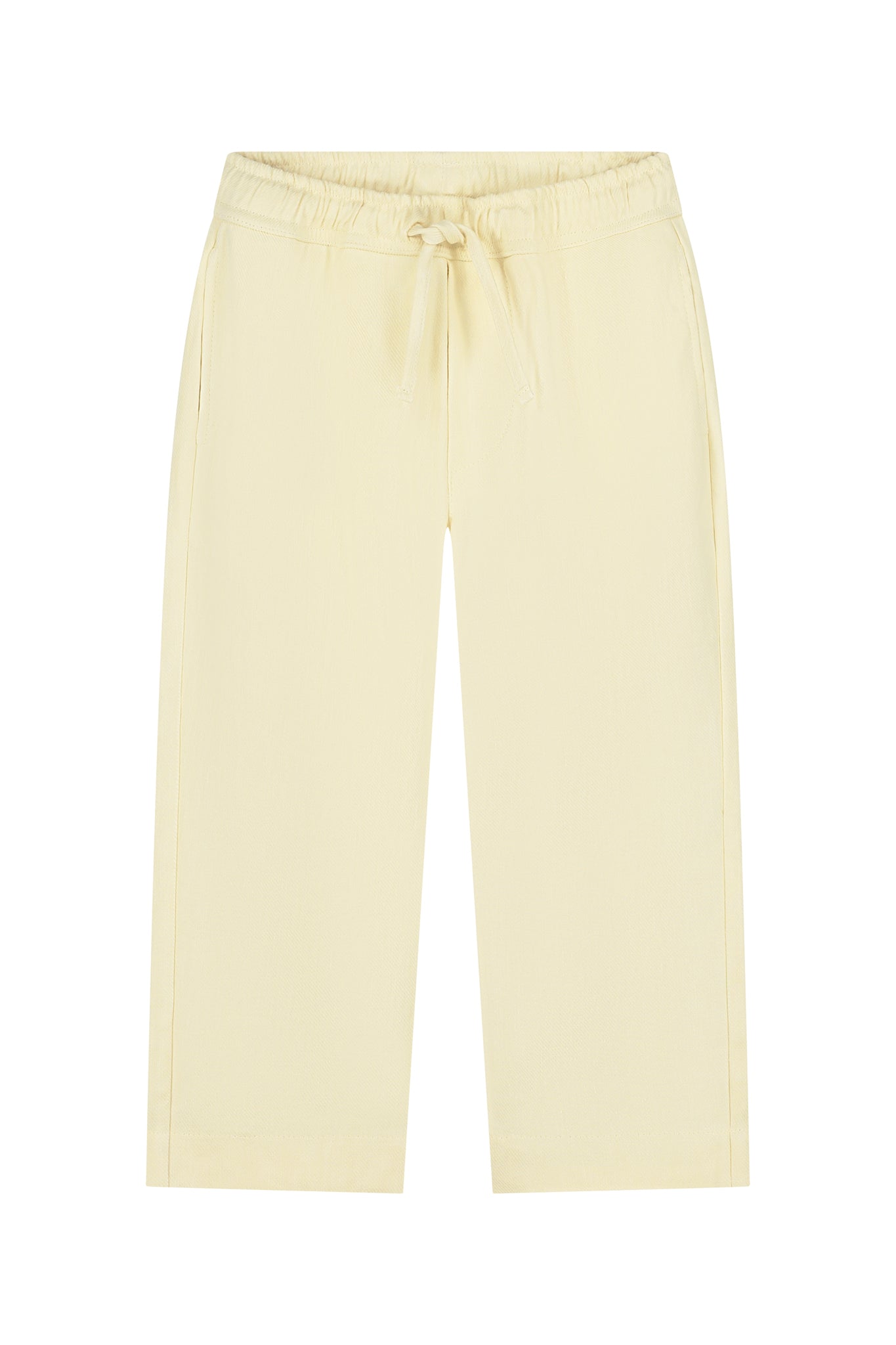 James' trousers butter yellow