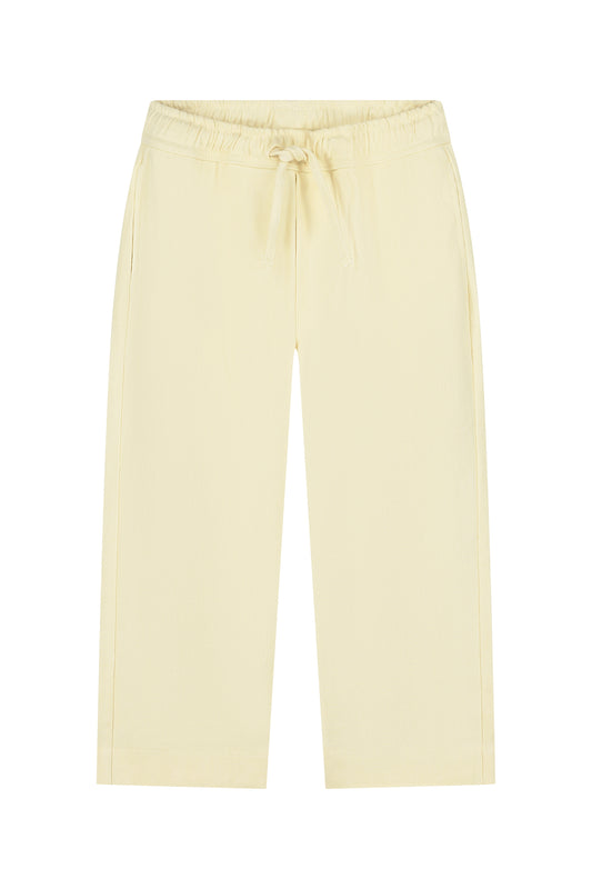 James' trousers butter yellow