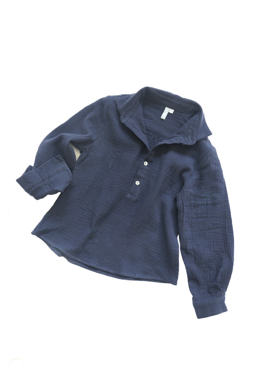 Lisbon shirt navy blue