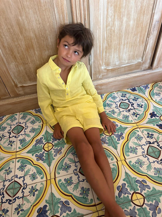 Southport shorts soft yellow