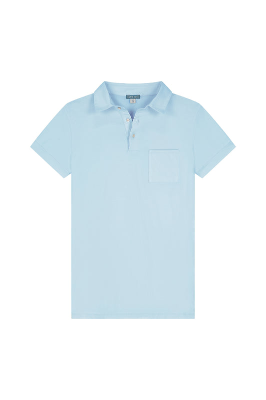 Poloshirt Rome Blue Grey