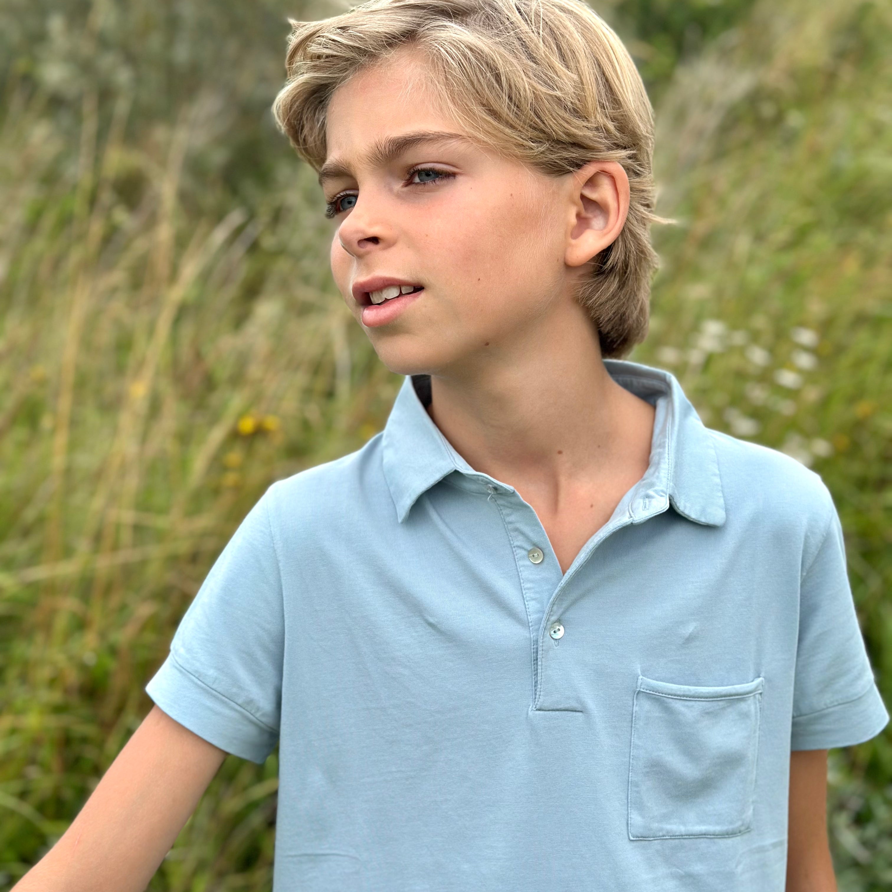 Poloshirt Rome Blauwgrijs