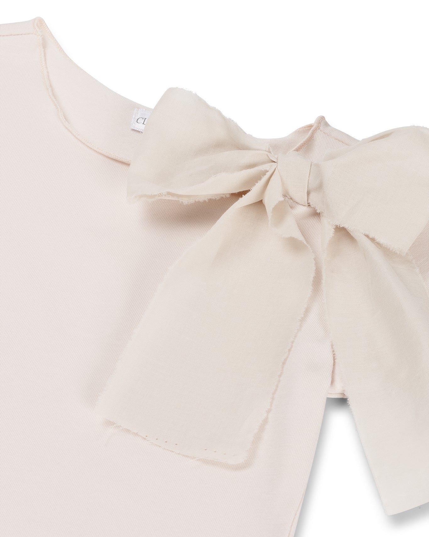 Tremezzo top light pink bow ss