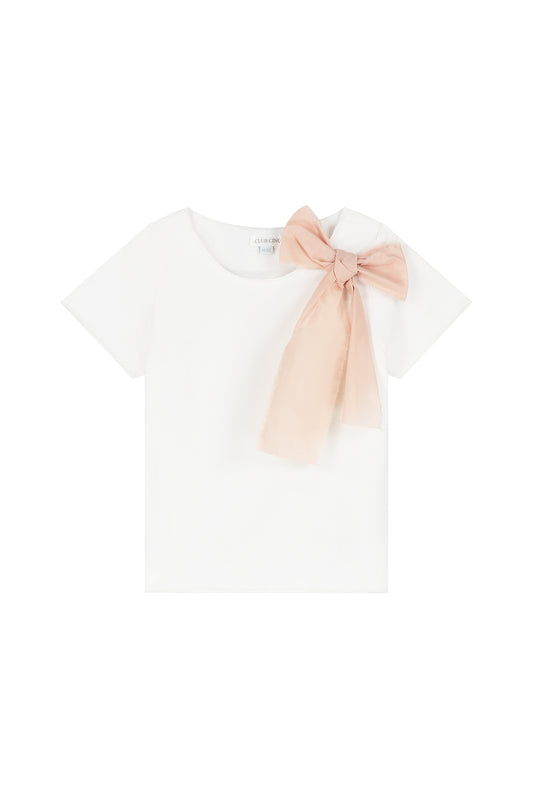 Top Tremezzo bow off white