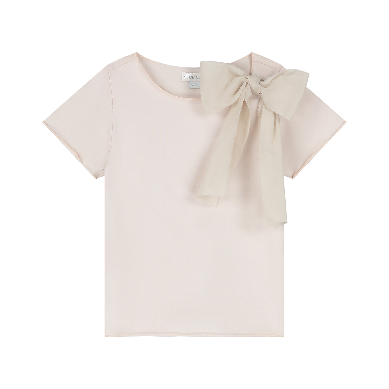 Tremezzo top light pink bow ss