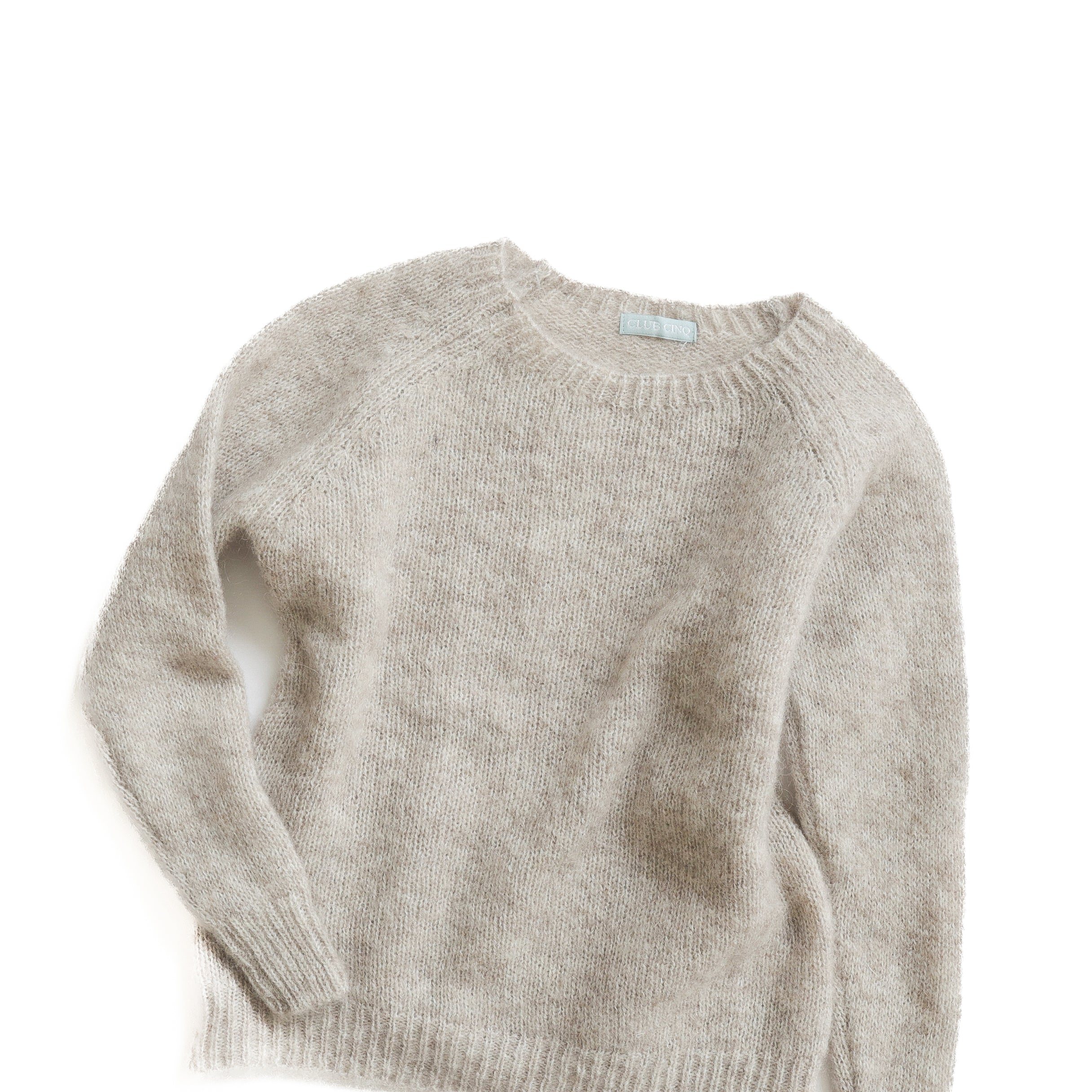 Wollen trui beige