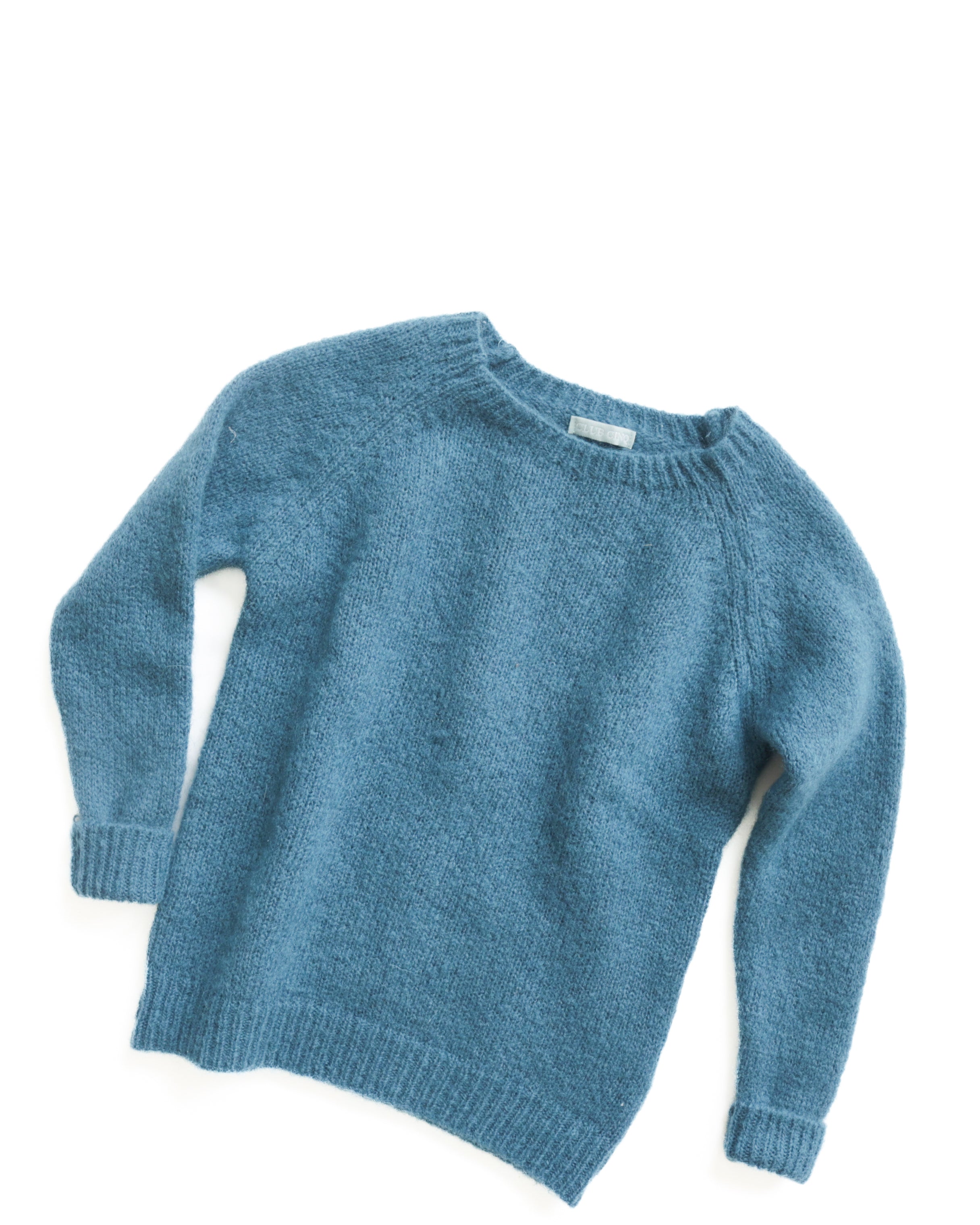Wool sweater petrol