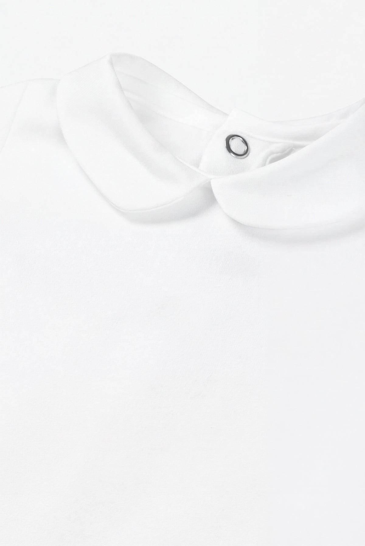 Baby bodysuit Peter Pan collar short sleeve