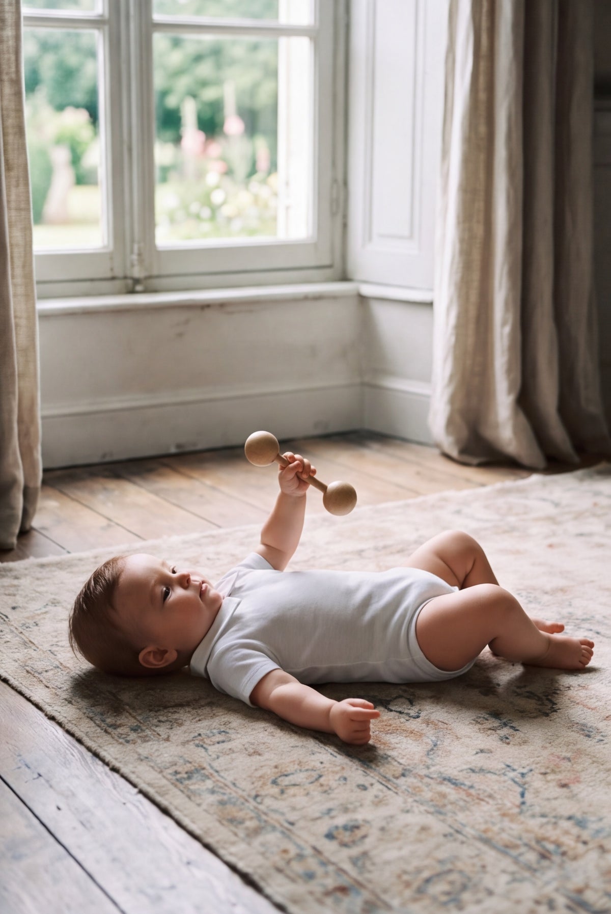 Baby bodysuit pointed collar short sleeve