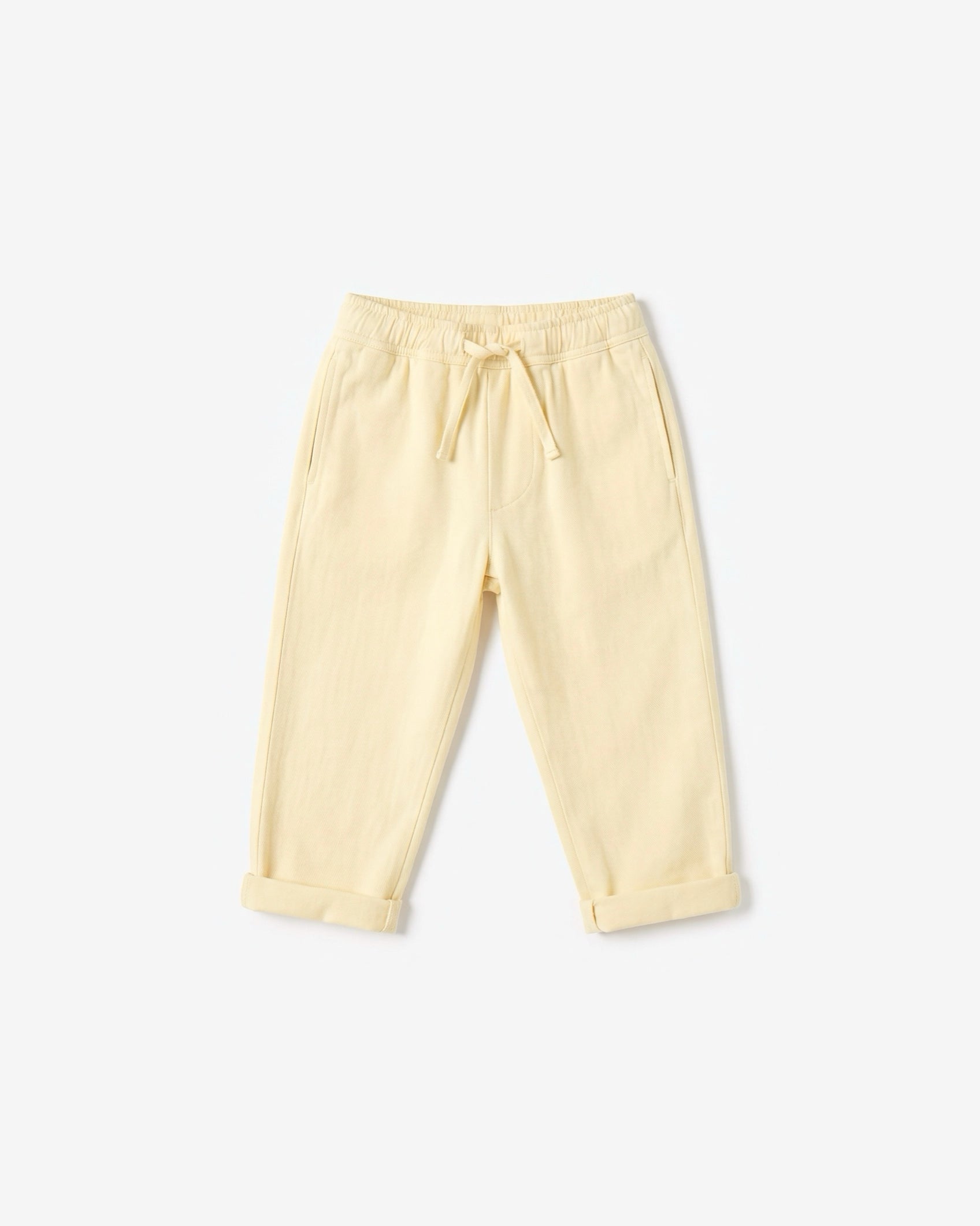 James' trousers butter yellow