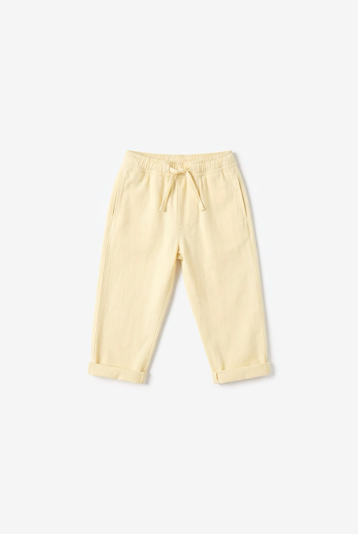 James' trousers butter yellow