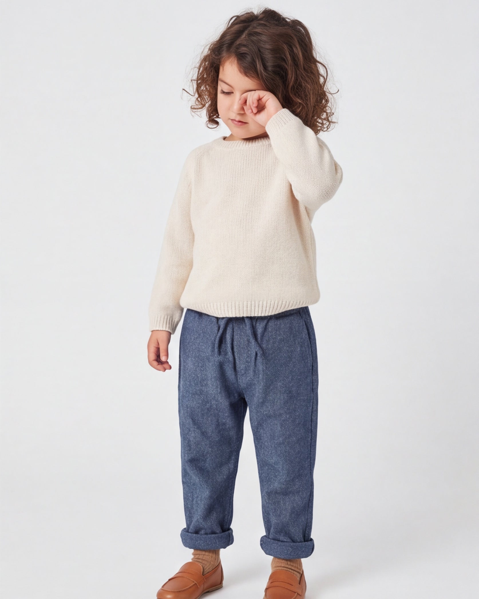 James' trousers blue