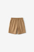Southport shorts camel, flat lay on a light grey background | Club Cinq