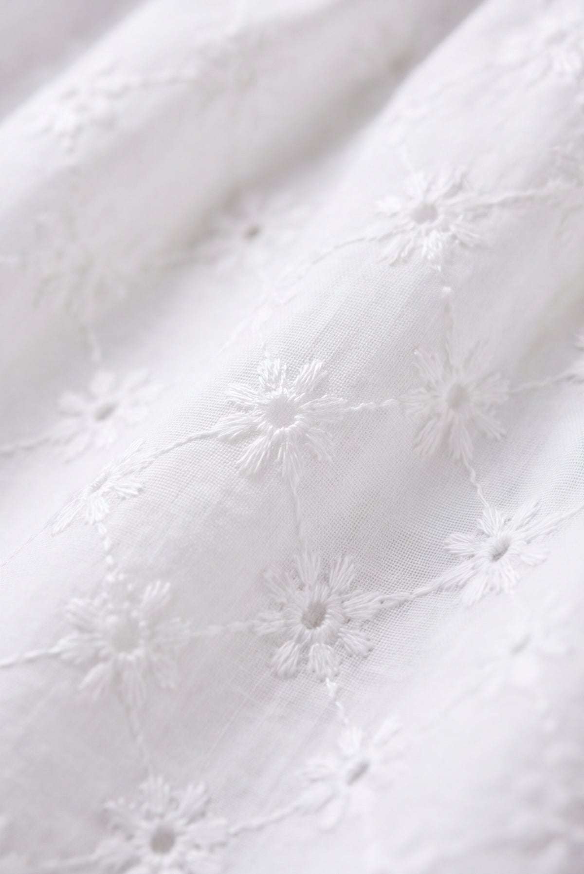 White skirt broderie
