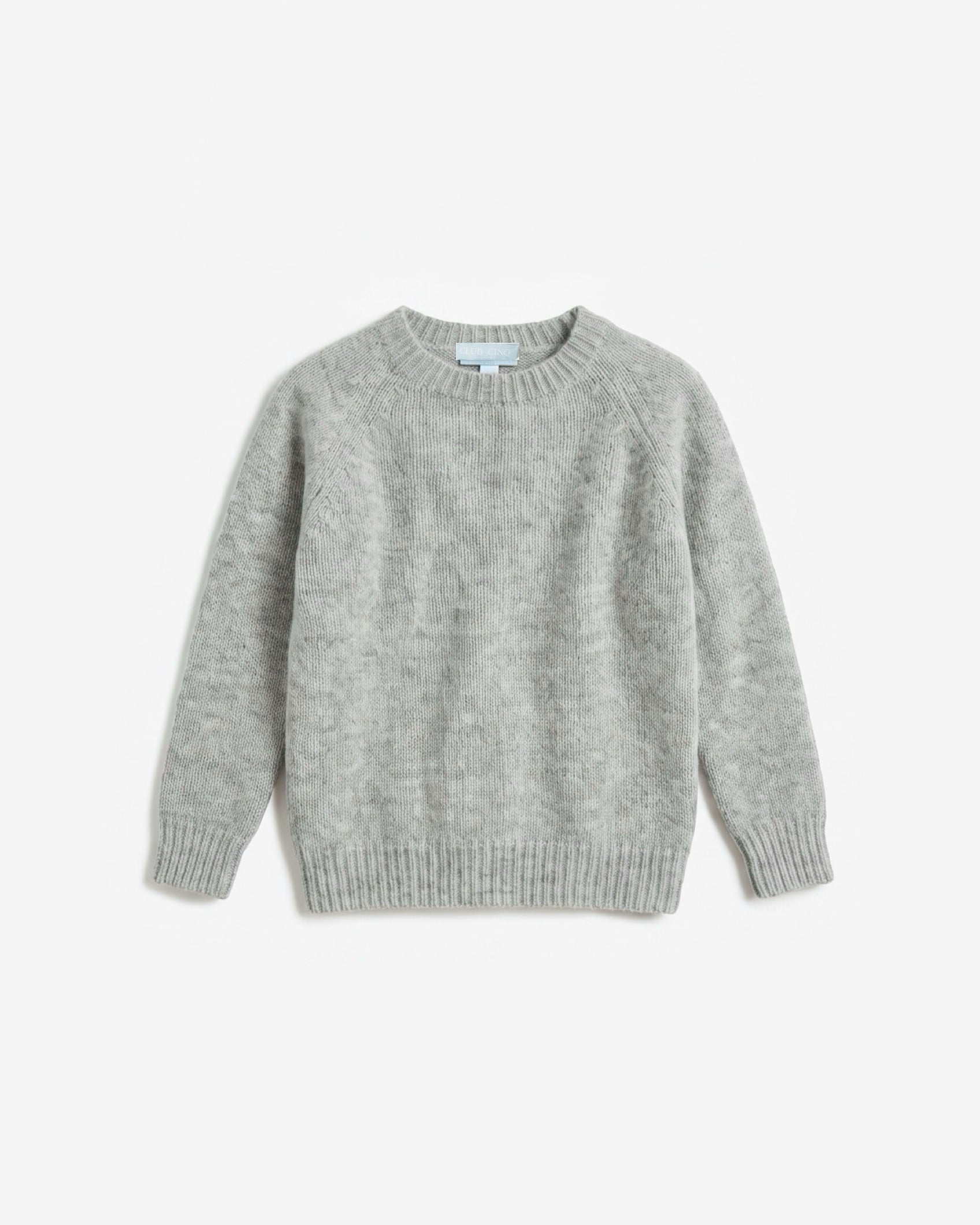 Wool sweater heather grey